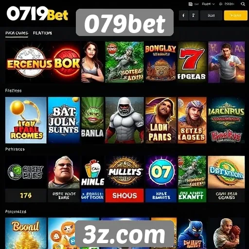 Variedade de jogos oferecidos pelo 079bet